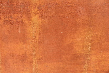 rusty sheet iron brown color