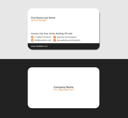 simple and clean business card