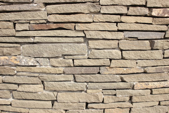 a wall made of stone Pustoshka