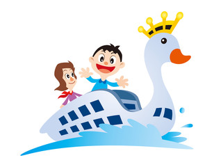 遊覧船、観光船、レジャー、遊覧船クルーズ、船