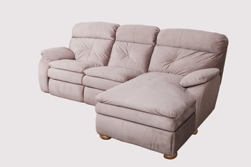 Fototapeta premium sofa on a white background