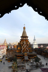 The Church of St. Nicholas in Izmailovo Kremlin.