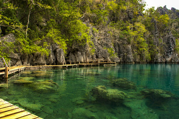 Kayangan Lake. The cleanest lake in the Philippines.