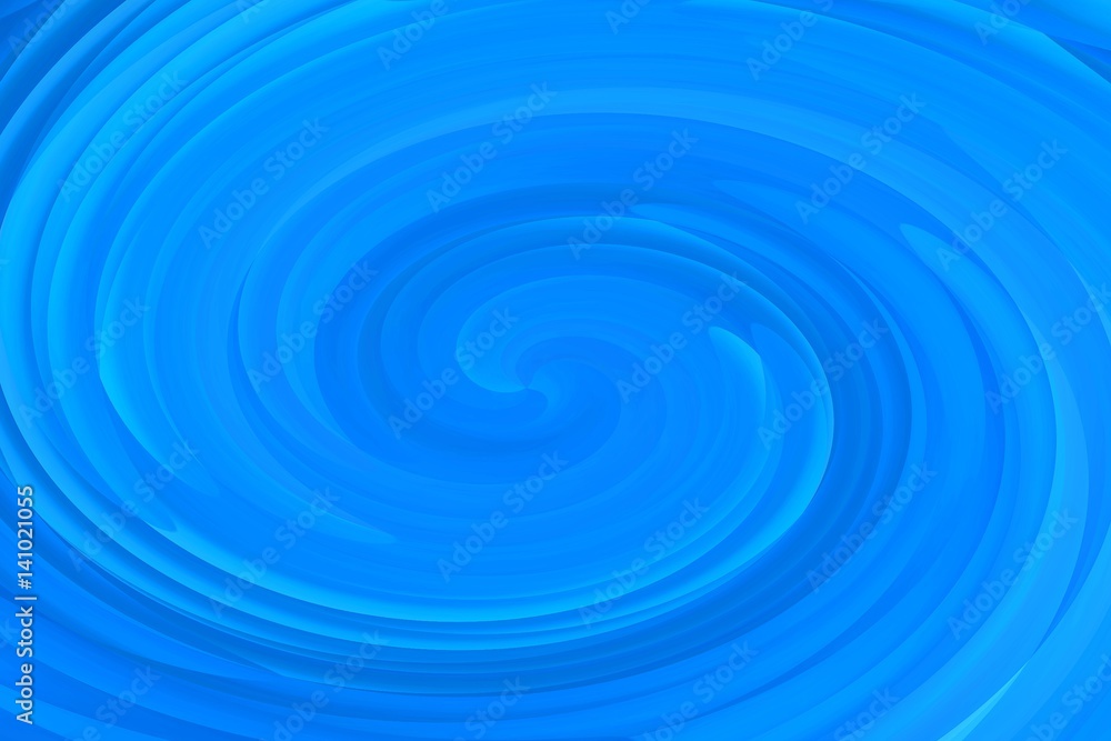 Wall mural Abstract blue whirlpool pattern background.