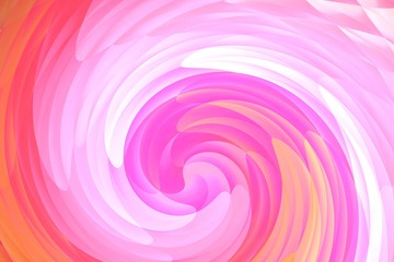 Abstract pink and orange whirlpool pattern background.