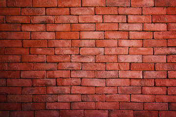 Red brick wall background