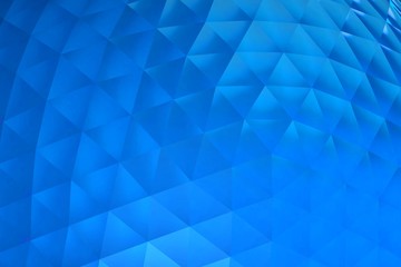 Abstract modern blue geometrical pattern background. Colorful Polygonal Mosaic Pattern.