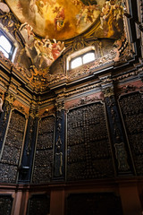  San Bernardino alle Ossa is a church in Milan, known for its ossuary, decorated with human skulls and bones