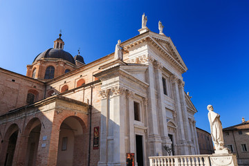 Urbino cathedral Santa Maria Assunta, Marche, Italy