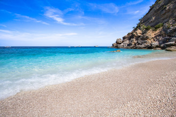 Cala Mariolu beach on the Sardinia island, Italy