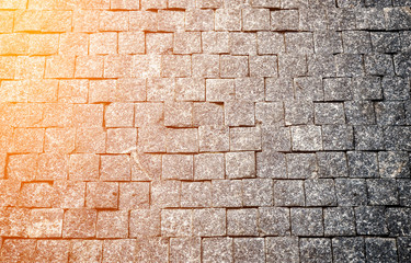 Paving stone street