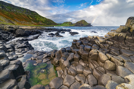 The Giant's Causeway  in the morning.