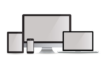 Smartphone / Mobile / PC / Laptop / Tablet / Vektor