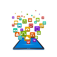 Tablet / Apps / Entwicklung / Vektor