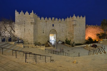Damascus gate, Jerusalem, Israel, 23 March 2016