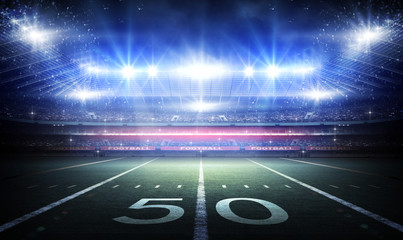 American Soccer Stadium, 3d rendering © efks