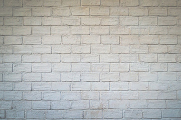 White brick room, interior design or montage display your product with blank texture for background.