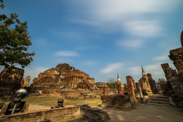 Buddhist ruin temple