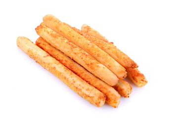 Snack on white background