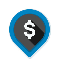 Dollar Bank Navigation Pointer illustration