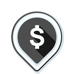 Dollar Bank Navigation Pointer illustration