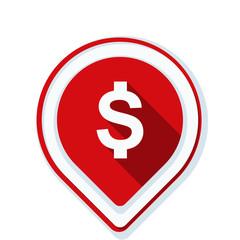 Dollar Bank Navigation Pointer illustration