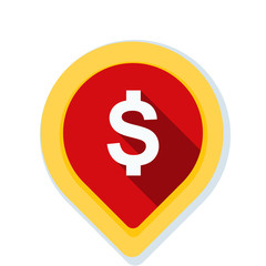 Dollar Bank Navigation Pointer illustration