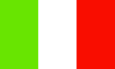 Flag of the Italy. Vector illustration