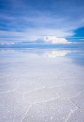 Fototapeta na wymiar Salar de Uyuni desert, Bolivia