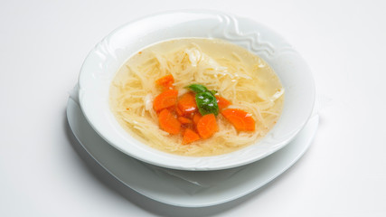 chicken soap with noodles