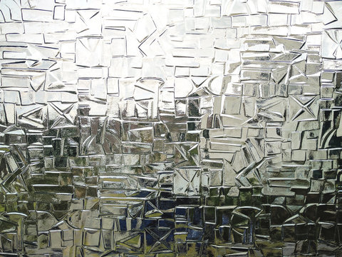 Verschwommenes Glas mit Hintergrund undurchsichtig