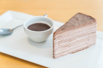 chocolate crape cake