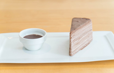 chocolate crape cake