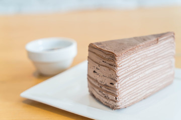 chocolate crape cake