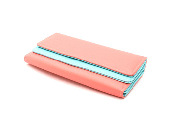 pink purse on isolated