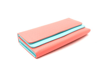 pink purse on isolated