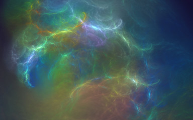 Fototapeta na wymiar 3D rendering fractal galaxy texture background