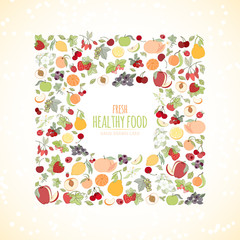 The Fruits and the text