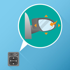 Adjust Car Side Mirror