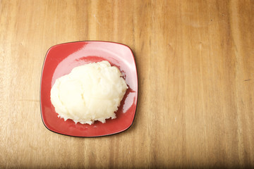 A plate of fufu
