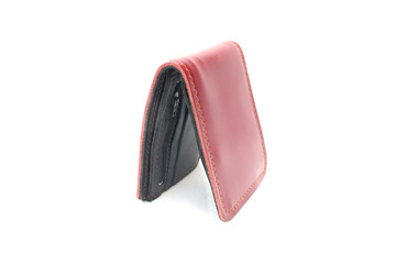 red wallet on isolated