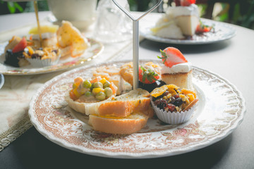 desserts during teatime