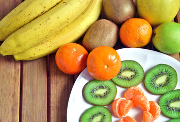 frutta fresca pronta da mangiare