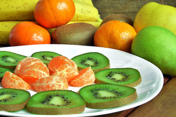 frutta fresca pronta da mangiare