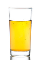 Glass of apple juice