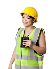 Isolated Alcohol Safety Woman