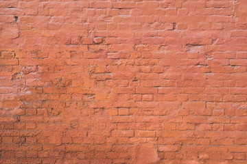 Old brown brick wall