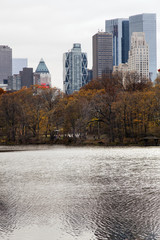 Obraz premium Central Park Lake & West