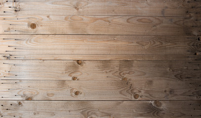 Fototapeta premium Wooden background texture as seen from above