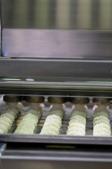 biscuit .production in a bakery